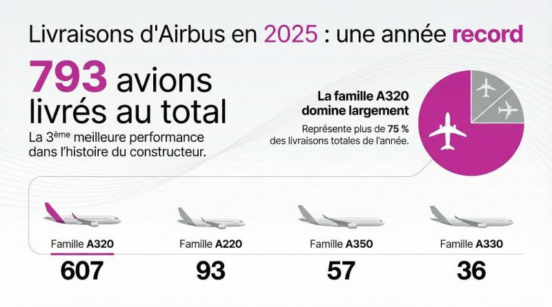 Airbus bat un nouveau record avec la plus longue vol direct de son histoire