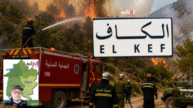 Incendie d’un camion de la protection civile à Kaf : une tragédie en plein jour