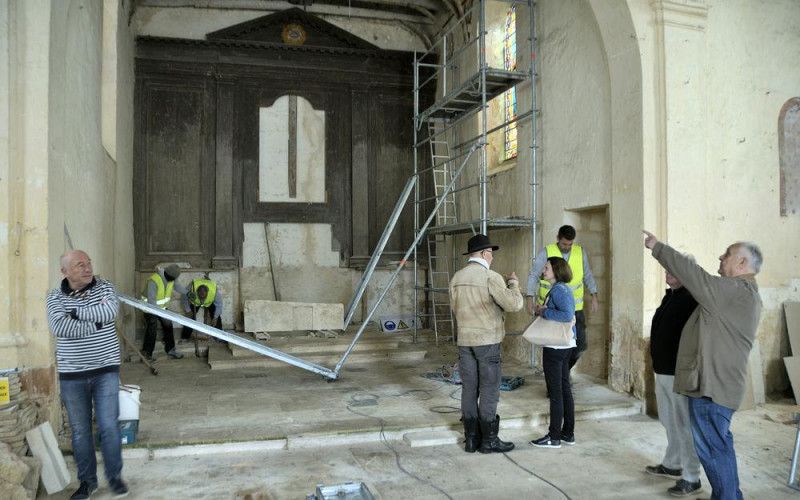 Bennouris: Opération de nettoyage de la cour de l’ancienne église de Brades