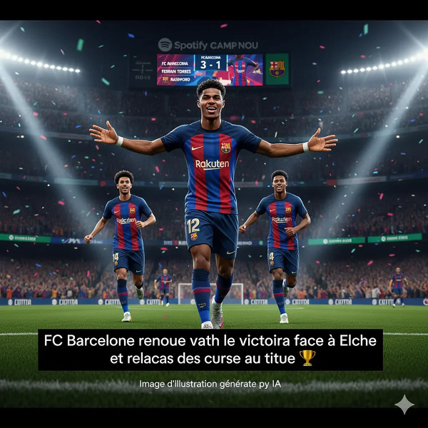 FC Barcelone : le défi Elche et la course à Castello Lukeba