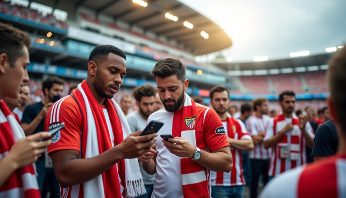 Les supporters tunisiens déchaînés : un match à ne pas manquer entre le Séville FC et l'Atlético Madrid