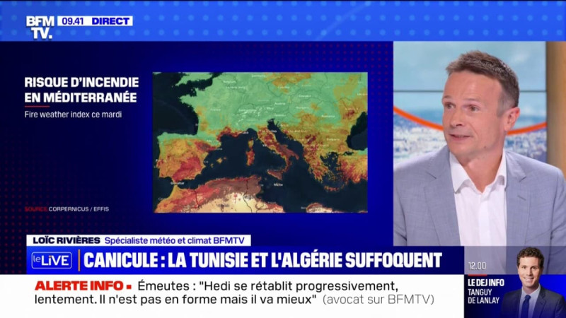 Météo Tunisie : 42°C, le dôme thermique écrase le pays