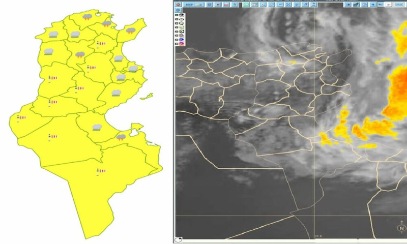 Tempête en approche: la Tunisie sous surveillance météo