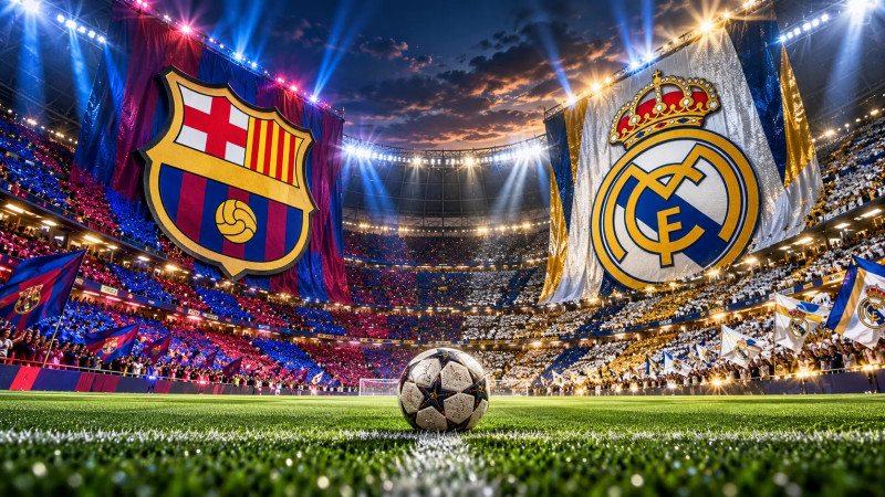برشلونة يستضيف ريال مدريد في الكلاسيكو غداً الأحد