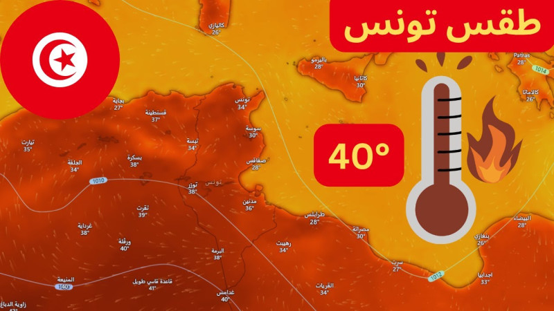 حرارة تونس اليوم: موجة الحر لدخول الصيف القادم