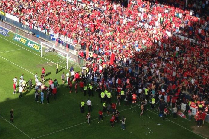 Les supporters de Betis et Osasuna enflamment Tunis